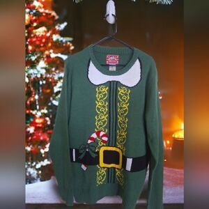 Elf style Christmas sweater